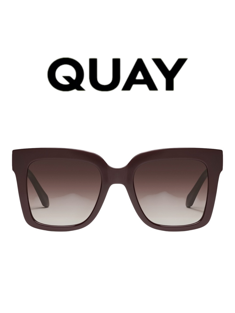 NWT Quay Australia ICY Sunglasses - Espresso Brown (Multiples Available) - Picture 4 of 4